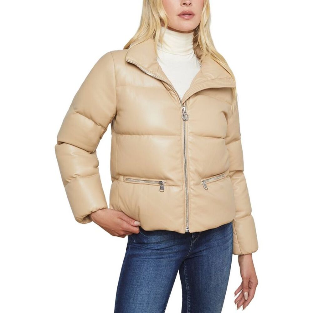 L’Agence Womens Stowe Faux Leather Jacket